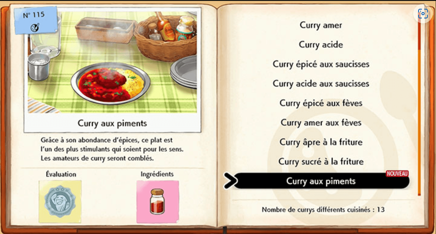 Curry dans Pokémon Épée et Bouclier